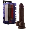 Shaft Model A Flexskin Liquid Silicone 8.5" Dong W/balls