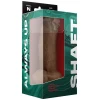 Shaft Model N Flexskin Liquid Silicone Dong W/balls - Oak