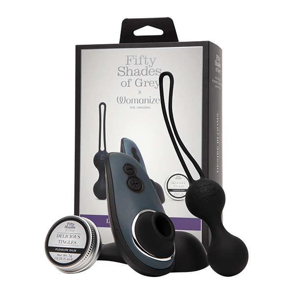 Fifty Shades of Grey & Womanizer Desire Blooms Kit