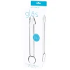 Glas 7" Realistic Head Glass Dildo - Clear