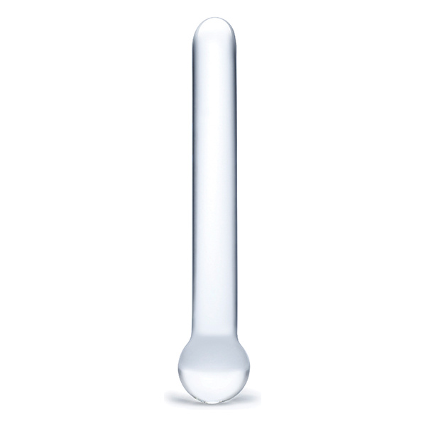 Glas 7" Straight Glass Dildo - Clear - Image 5