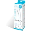 Glas 9" Classic Curved Dual Ended Dildo - Clear