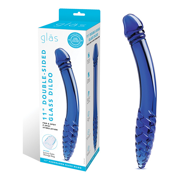 Glas 11" Double-sided Dildo G-Spot & P-Spot Stimulation