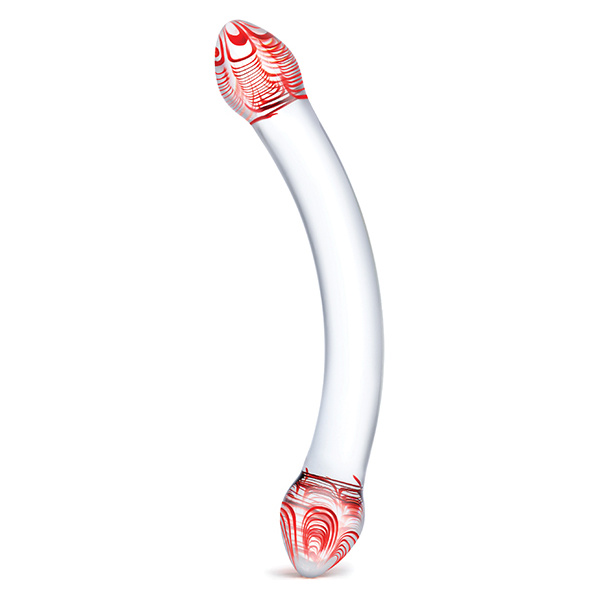 Glas Red Head Double Glass Dildo - Image 5