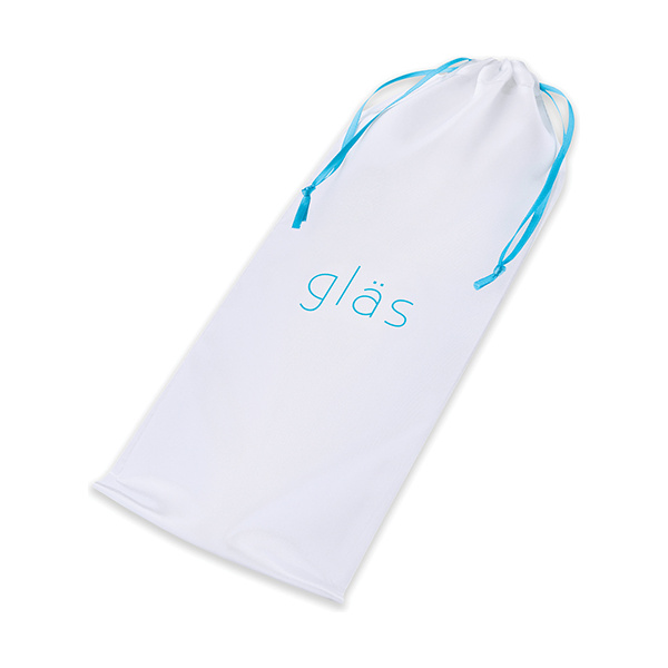 Glas 11" Realistic Double Ended Glass Dildo w-Handle - Blue - Image 3