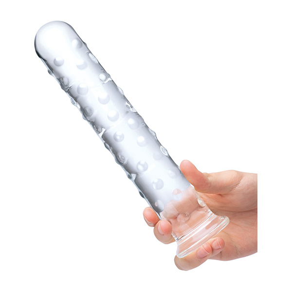 Glas 10" Extra Large Glass Dildo - Clear - Image 3