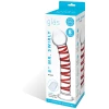 Glas 8" Mr. Swirly Glass Dildo - Red