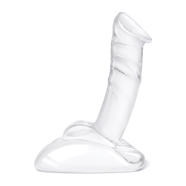 Glas 7.5" Rideable Standing Cock w-Stability Base - Image 4