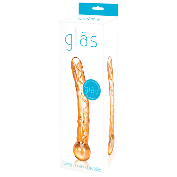 Glas Tickler Dildo - Orange