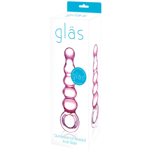 Glas Quintessence Beaded Glass Anal Slider