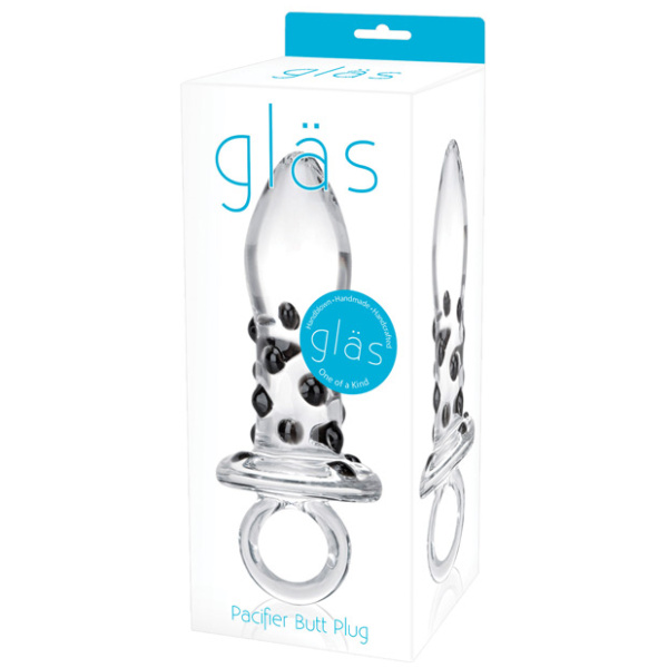 Glas Pacifier Glass Butt Plug