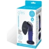 Glas 4" Rechargeable Vibrating Dotted G Spot-P Spot Plug - Blue