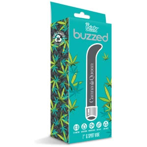 Buzzed 7" G-Spot Vibe  - Canna Queen Black