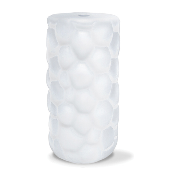 Pleasure Package Use w-Caution Tight Textured Stroker - White - Image 4