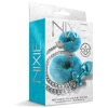 Nixie Metal Butt Plug W/inlaid Jewel & Fur Cuff Set