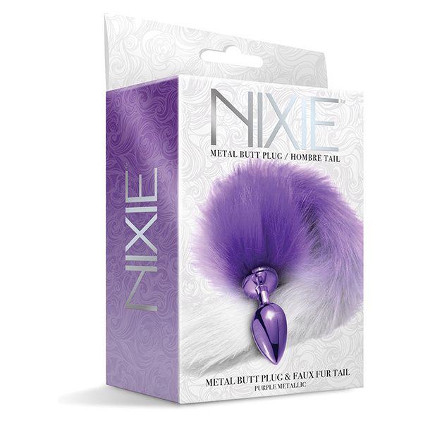 Nixie Metal Butt Plug W/faux Fur Tail