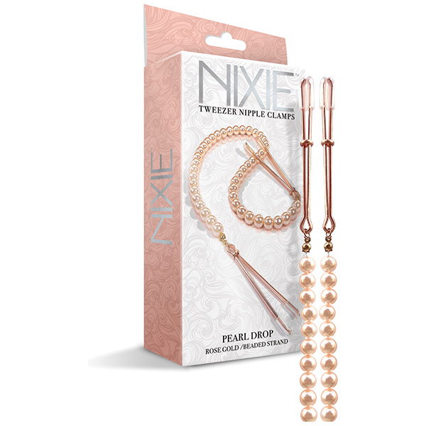 Nixie Pearl Drop Tweezer Nipple Clamps