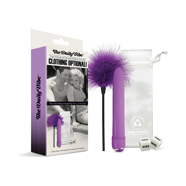 The Daily Vibe Clothing is Optional Kit - Purple - Image 4