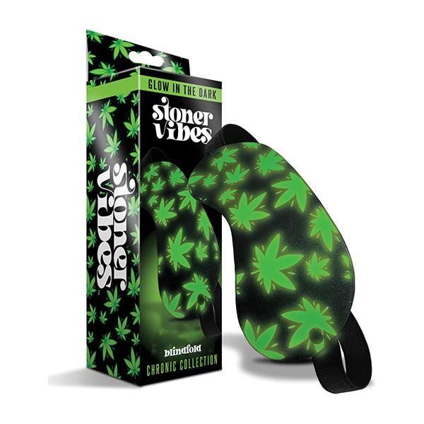 Stoner Vibes Glow in the Dark Blindfold