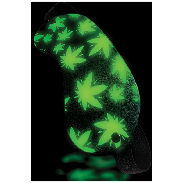 Stoner Vibes Glow in the Dark Blindfold - Image 2