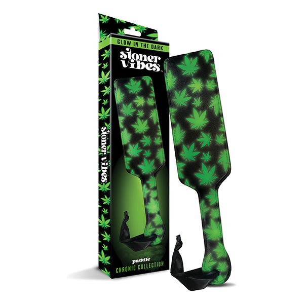 Stoner Vibes Glow in the Dark Paddle - Green - Image 3