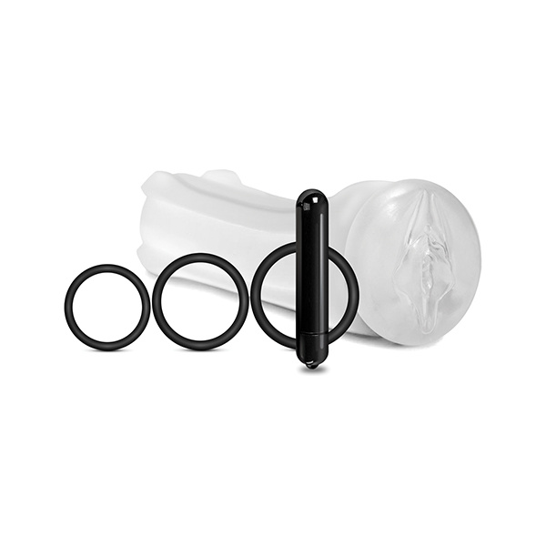 MSTR B8 Squeeze Vibrating Pussy Pack - Kit of 5 Clear - Image 2