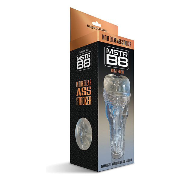 MSTR B8 In the Clear Anal Stroker - Clear