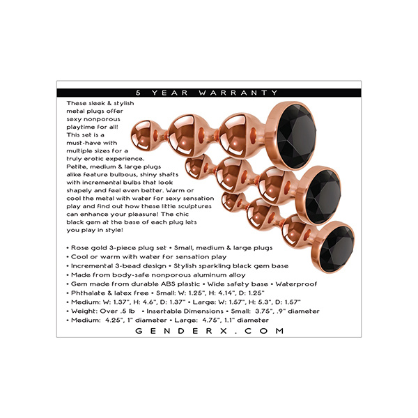Gender X Gold Digger Set - Rose Gold-Black - Image 5