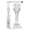 Gender X The Baller  Glass Plug - Clear