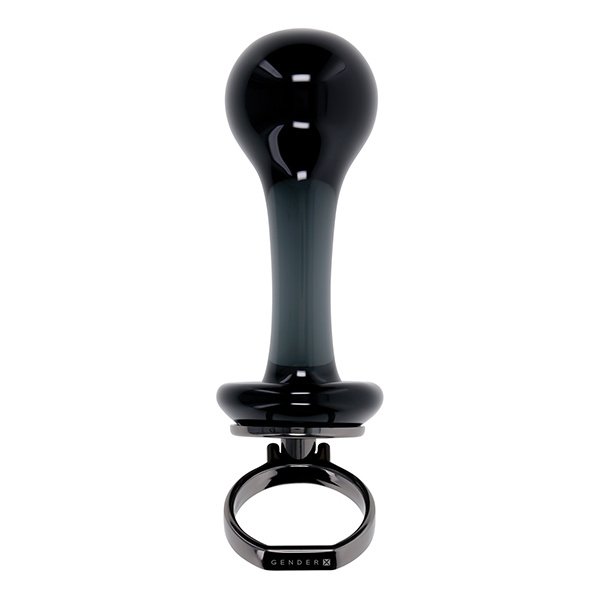 Gender X Blow Pop Glass Anal Plug - Black - Image 2