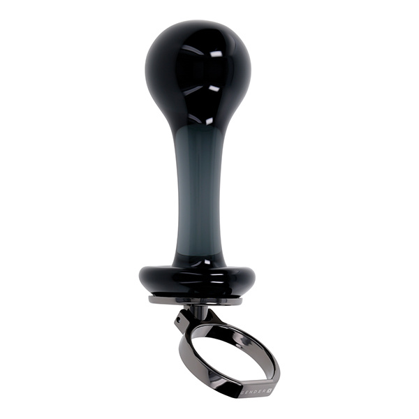 Gender X Blow Pop Glass Anal Plug - Black - Image 4