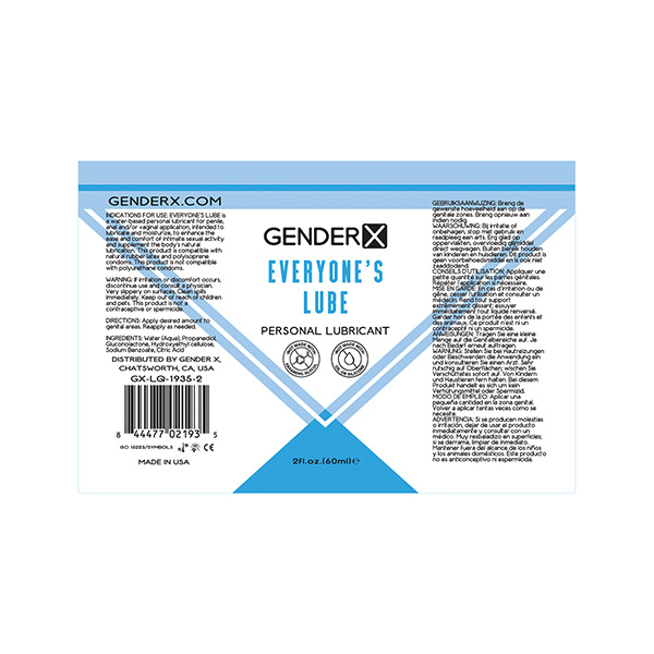 Gender X Flavored Lube - Everyone's - Image 2