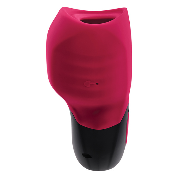 Gender X Body Kisses Vibrating Suction Massager - Red-Black - Image 4