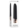 Gender X The Gold Standard Rechargeable Silicone Bullet - Black-Rose Gold