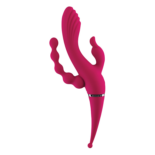 Gender X Four by Four Vibrator - Burgundy - Image 2