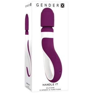 Gender X Handle It Wand - Purple-White