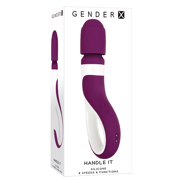 Gender X Handle It Wand - Purple-White