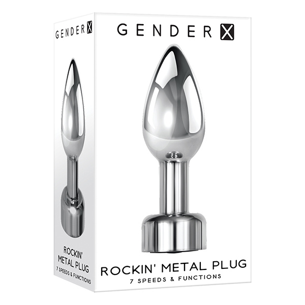 Gender X Rockin Metal Plug - Chrome