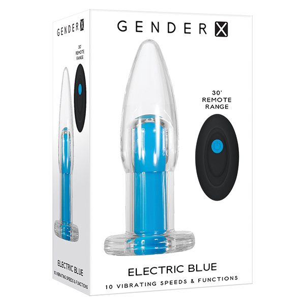 Gender X Electric Blue - Clear-Blue