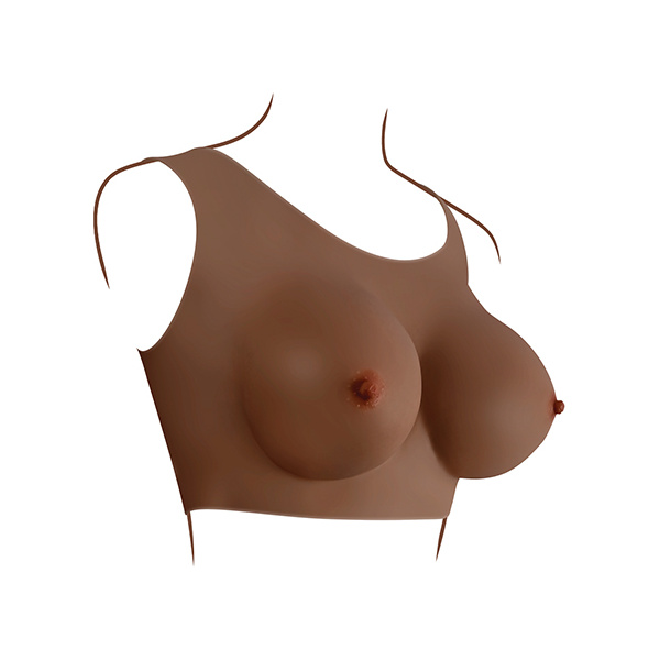 Gender X Realistic Undergarments Plate D-Cup - Dark - Image 3