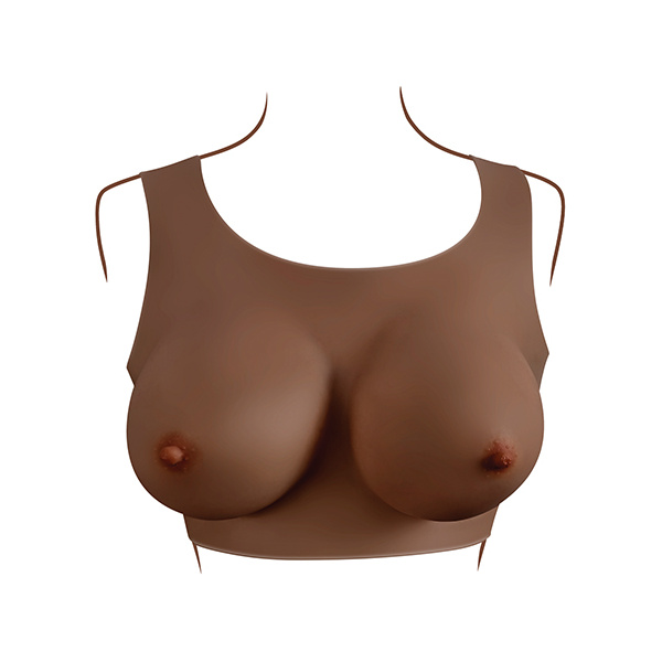 Gender X Realistic Undergarments Plate D-Cup - Dark - Image 5