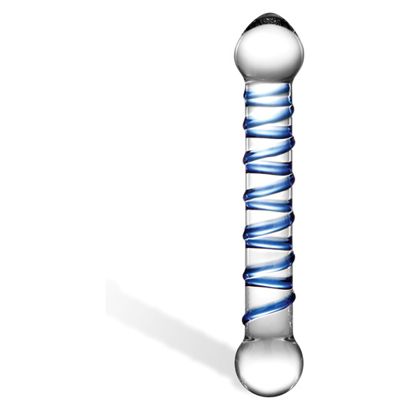 Glas 6.5" Spiral Dildo - Image 3