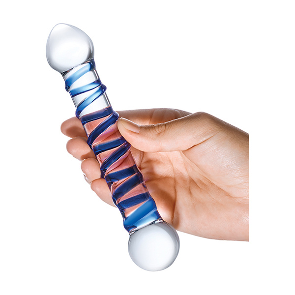 Glas 6.5" Spiral Dildo - Image 5