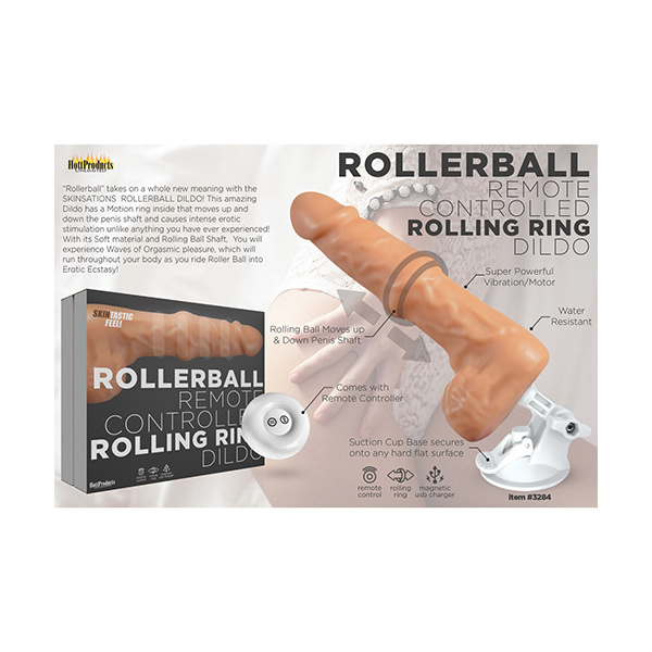 Rollerball Dildo w-Suction Cup - Image 2