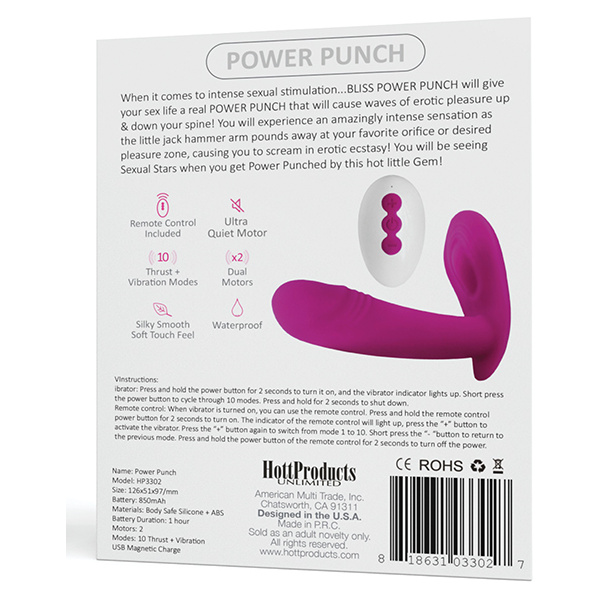 Bliss Power Punch Thrusting Vibe - Image 3