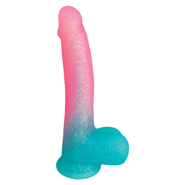 Sweet Sex 8.5" Lollicock Cotton Candy Dildo - Multi Color - Image 2