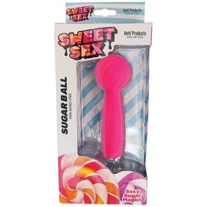 Sweet Sex Sugar Ball Mini Wand Vibe - Magenta