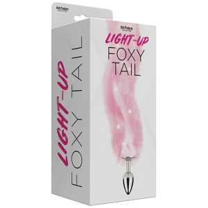 Foxy Tail Light Up Faux Fur Butt Plug