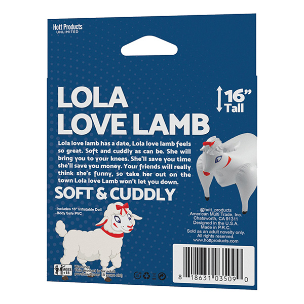 Lola Love Lamb Blow Up Sheep - Image 2