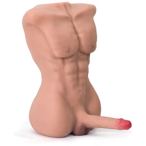 Atlas Torso Male Sex Doll with Flexible Dildo